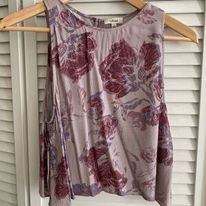 Wilfred Floaty floral crop top